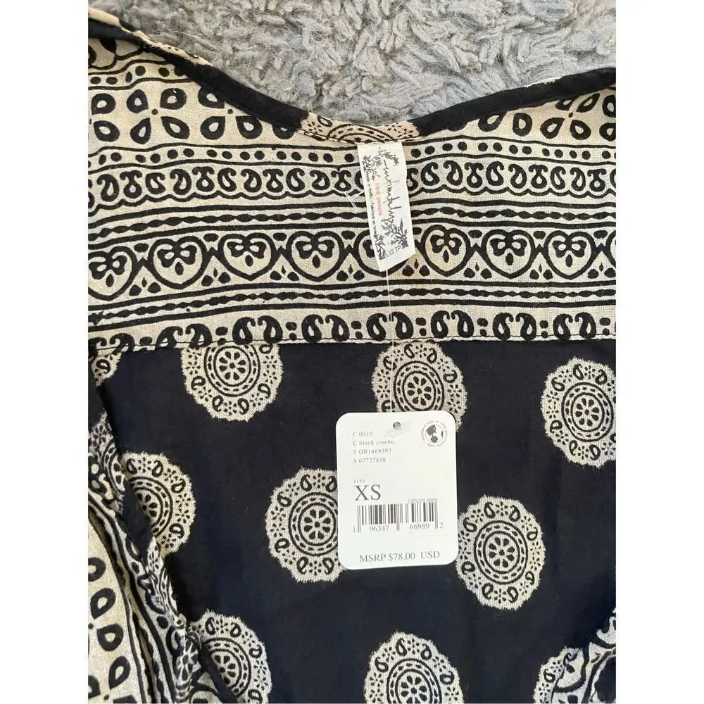 NWT Free People Soul Of The Sun Bodysuit Boho size‎ xs